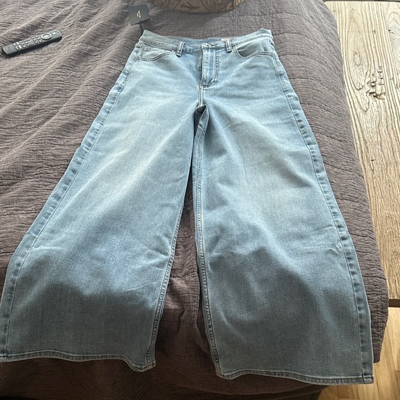 rag & bone Light Blue Flare Jeans